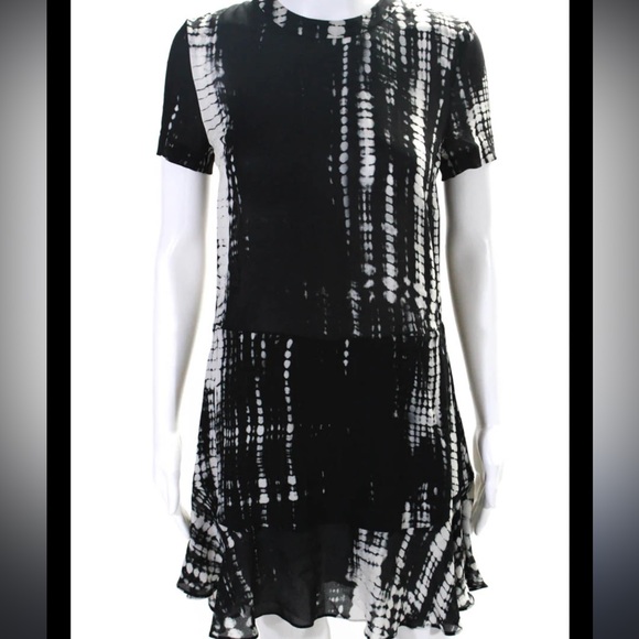 A.L.C. 100% Silk Tie Dye Dress - Picture 1 of 7